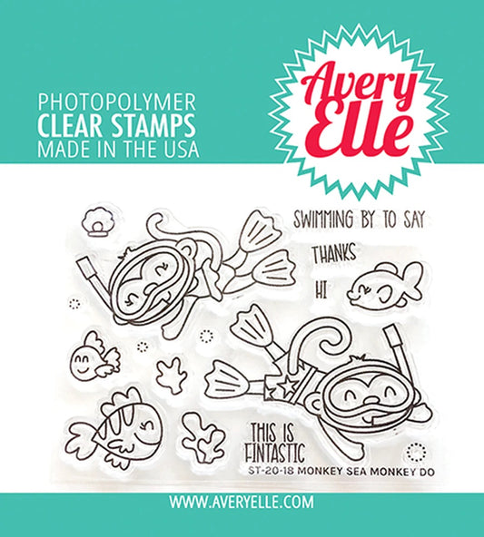 Monkey Sea Monkey Do Stamp Set
