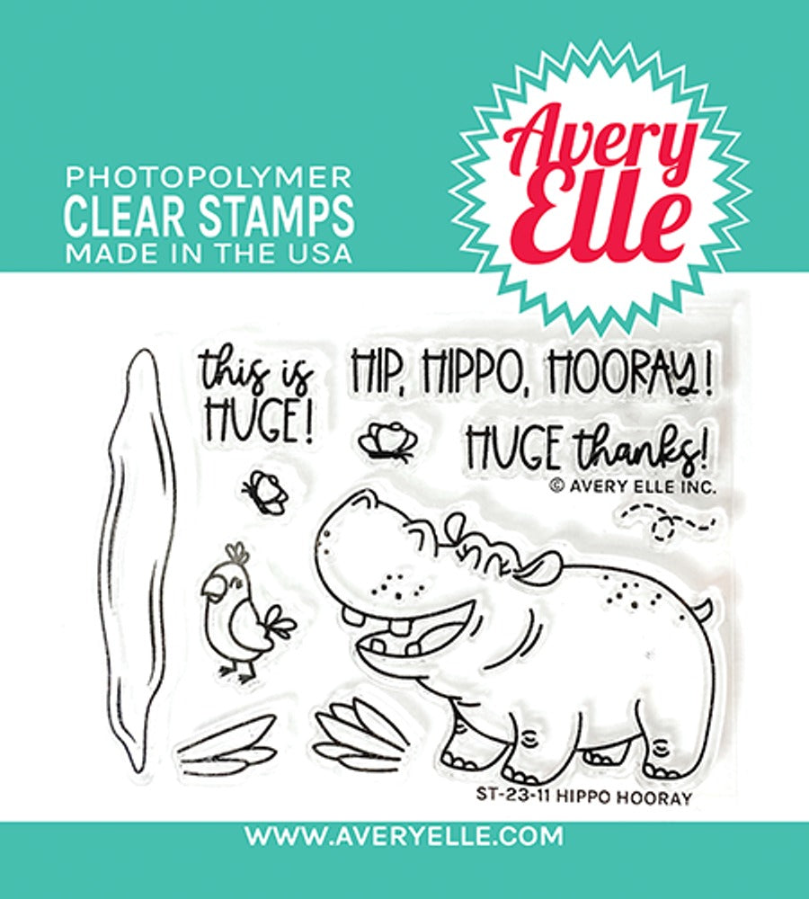 Hippo Hooray Stamp Set