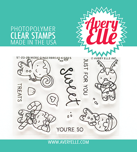 More Gingerbread Kisses Stamp Set