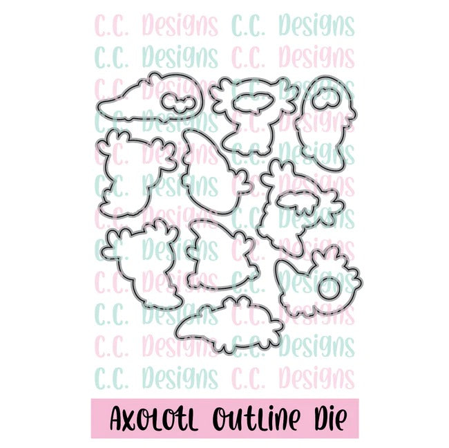 Axolotl Outline Die