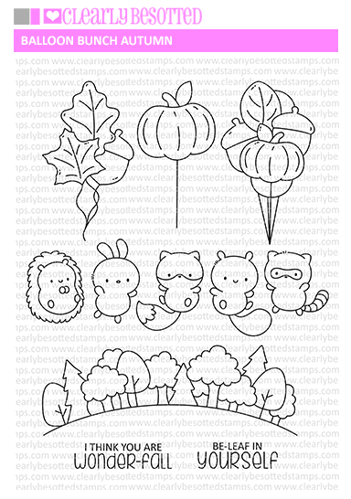 Balloon Bunch Autumn Stamp Set