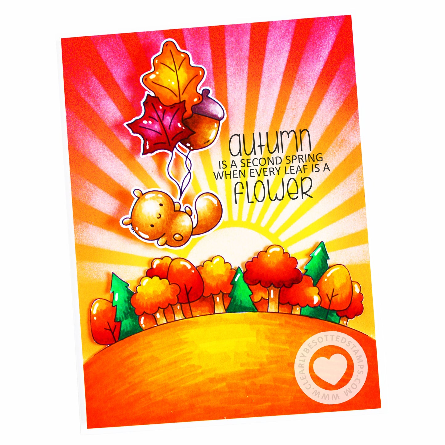 Balloon Bunch Autumn Stamp Set