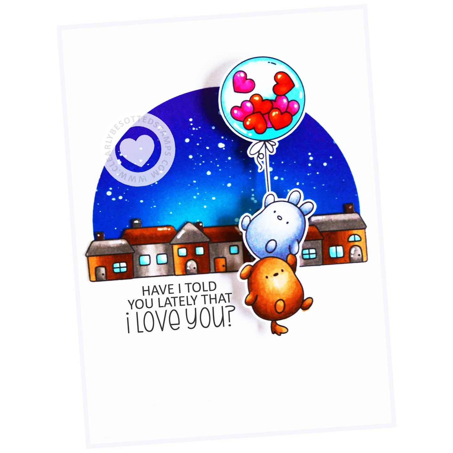 Balloon Bunch Love Stamp Set