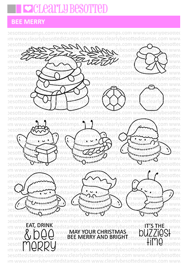 Bee Merry Stamp Set