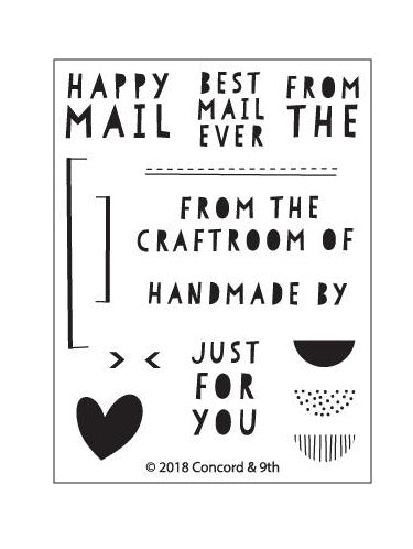 Best Mail Ever Stamp Set
