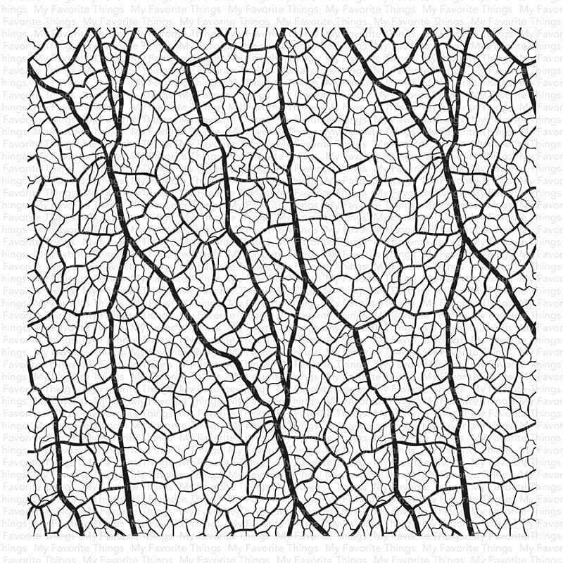 Leaf Skeleton Background Stamp