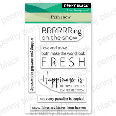 Fresh Snow Mini Stamp Set