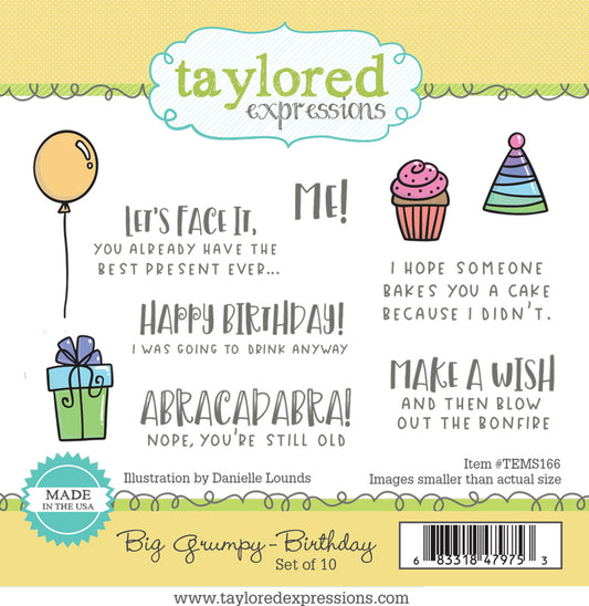 Big Grumpy - Birthday Stamp Set