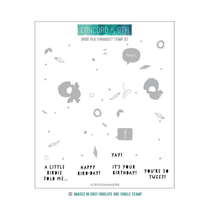 Birdie Talk Turnabout™ Stamp Set