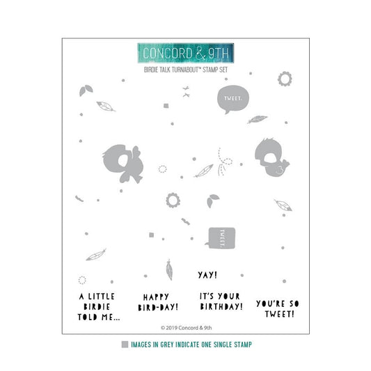 Birdie Talk Turnabout™ Stamp Set