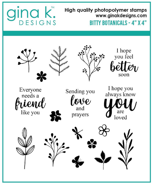 Bitty Botanicals Stamp Set