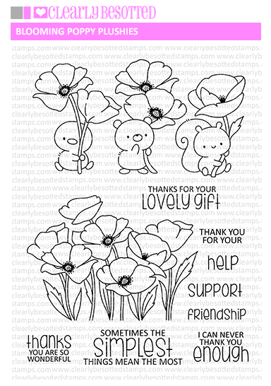 Blooming Poppy Plushies Stamp Set