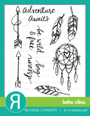 Boho Vibes Stamp Set