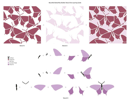 Bountiful Butterflies Builder Stencil Set