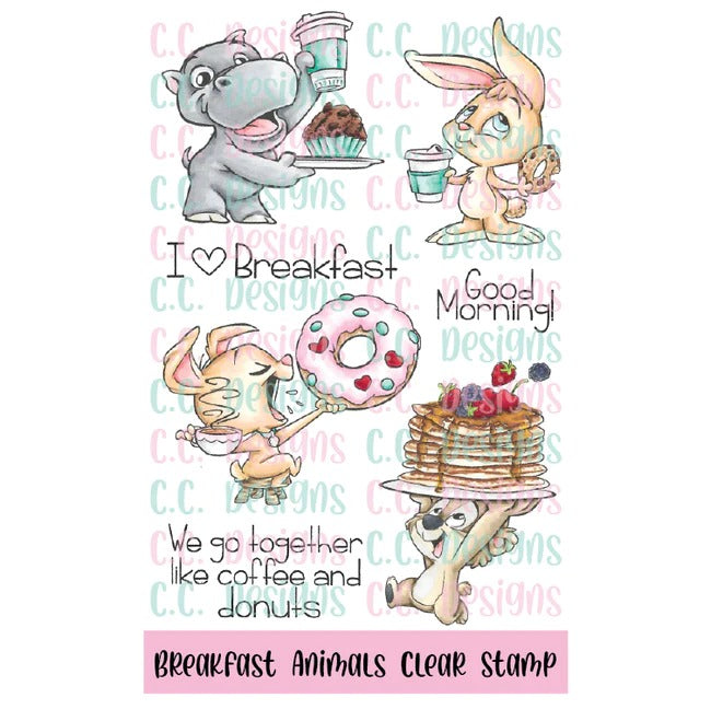 Breakfast Animals Stamp Set