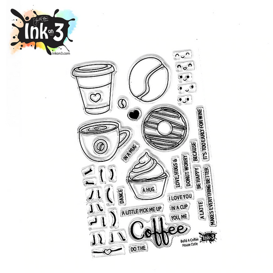 Build a Coffee House Cutie Stamp Set