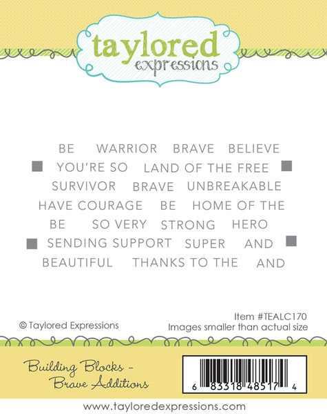 Building Blocks - Brave Additions Stamp Set