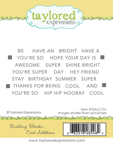 Building Blocks - Cool Additions Stamp Set