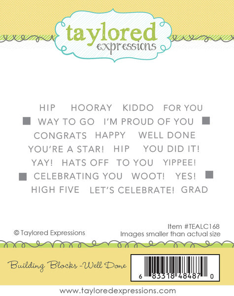 Building Blocks - Well Done Stamp Set