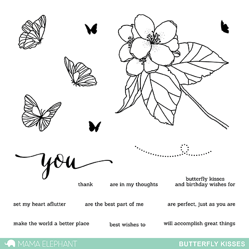 Butterfly Kisses Stamp Set