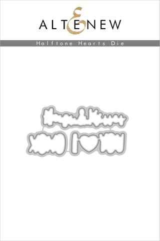 Halftone Hearts Die Set