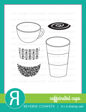 Caffeinated Cups Stamp Set