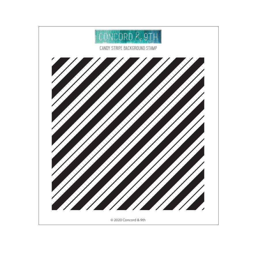 Candy Stripe Background Stamp