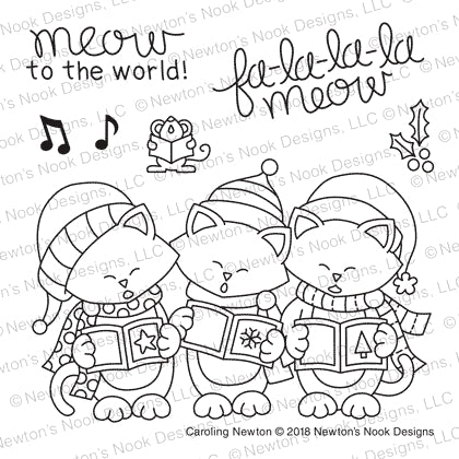 Caroling Newton Stamp Set