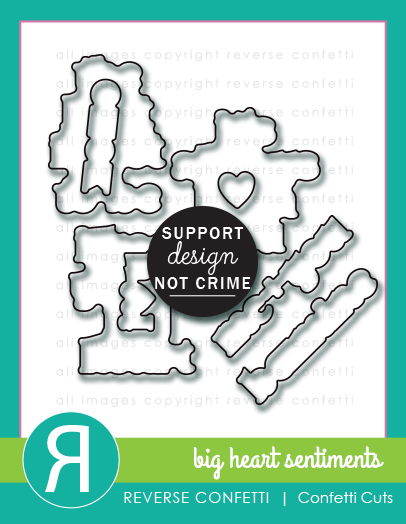 Big Heart Sentiments Stamp & Die