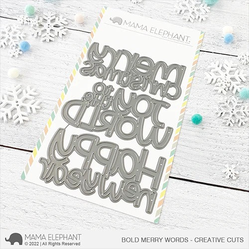 Bold Merry Words Creative Cuts