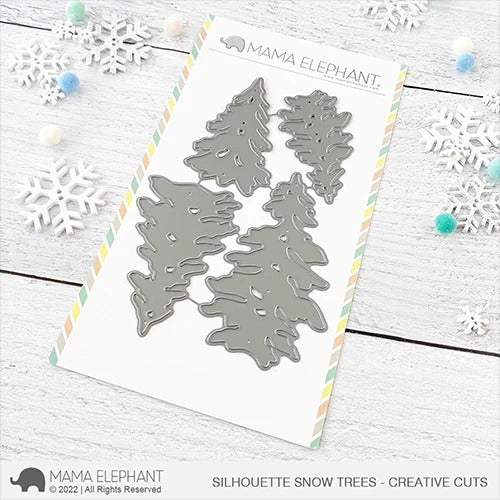 Silhouette Snow Trees Creative Cuts