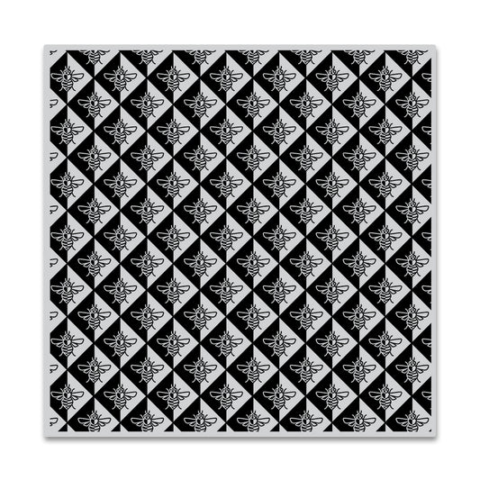 Geometric Bee Pattern Bold Prints Stamp