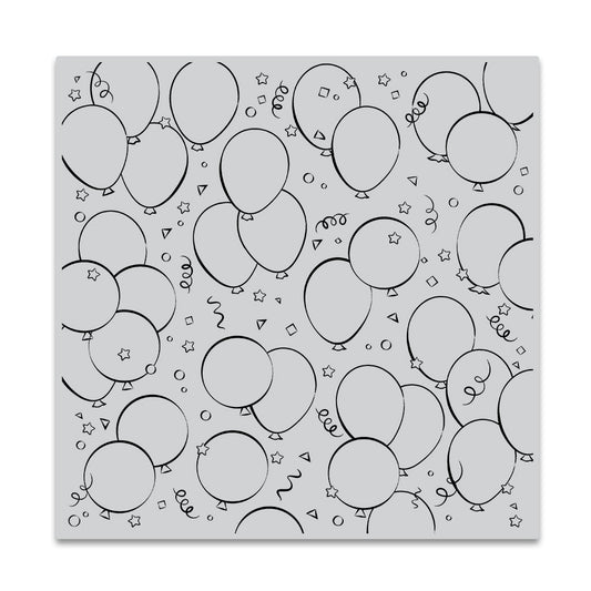 Birthday Balloons Bold Prints Stamp