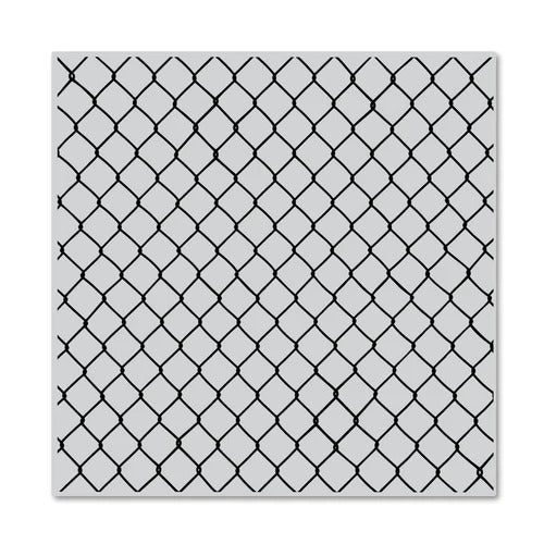 Chain Linked Fence Background Stamp