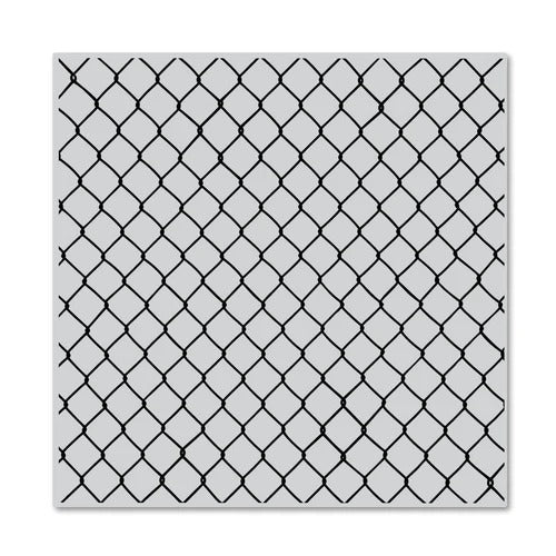 Chain Linked Fence Bold Prints Stamp