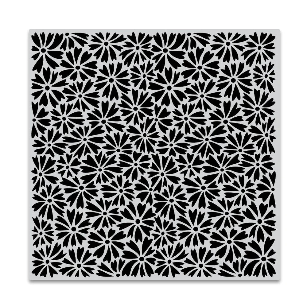 Heart-Shaped Daisies Bold Prints Stamp