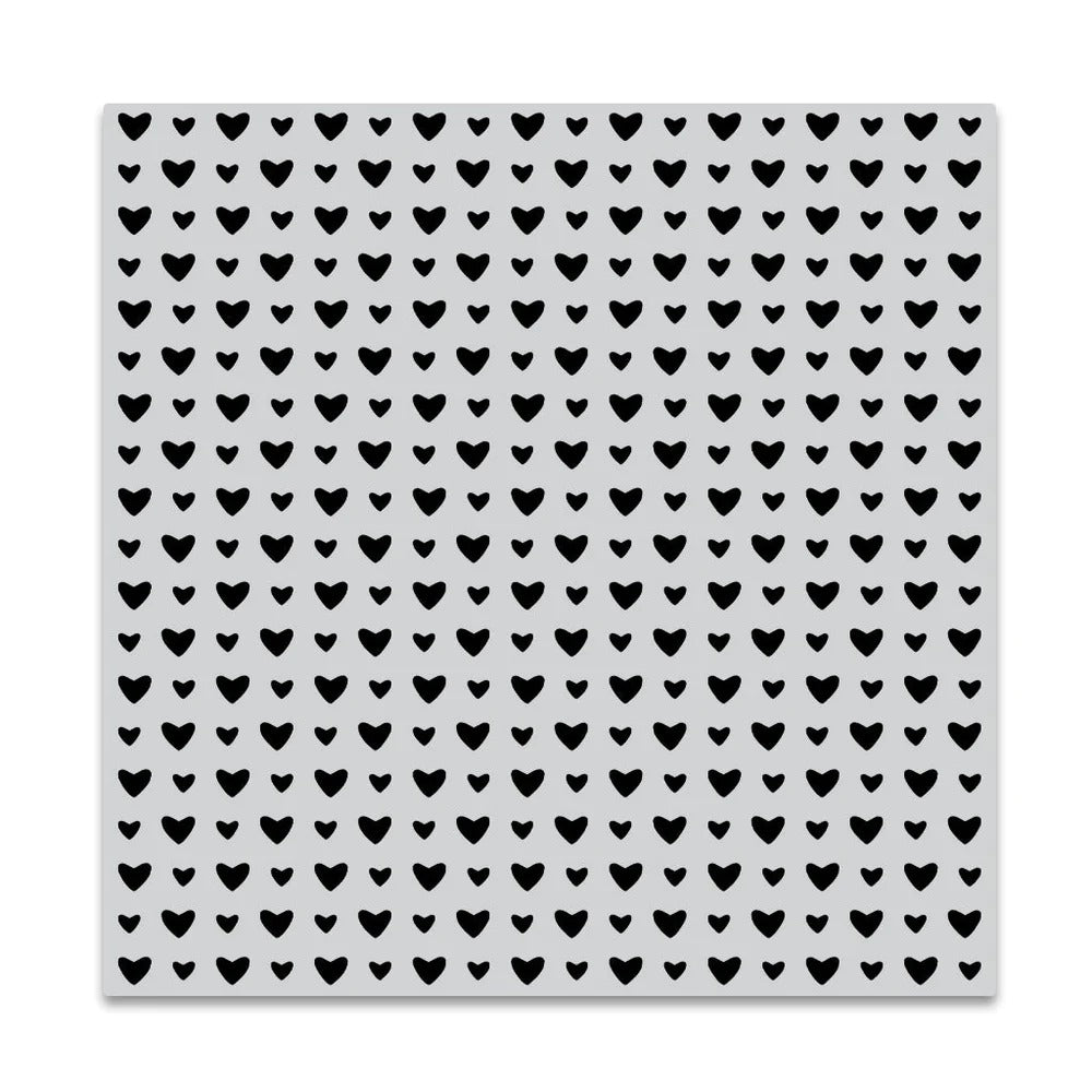 Mini Hearts Bold Prints Stamp