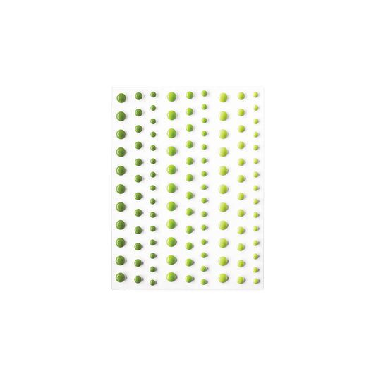 Hero Hues Enamel Dots Greens