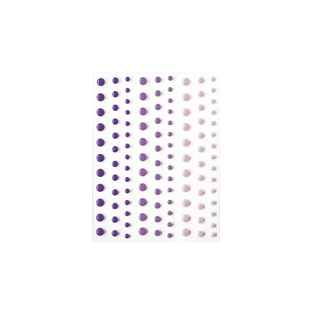 Hero Hues Enamel Dots Purples