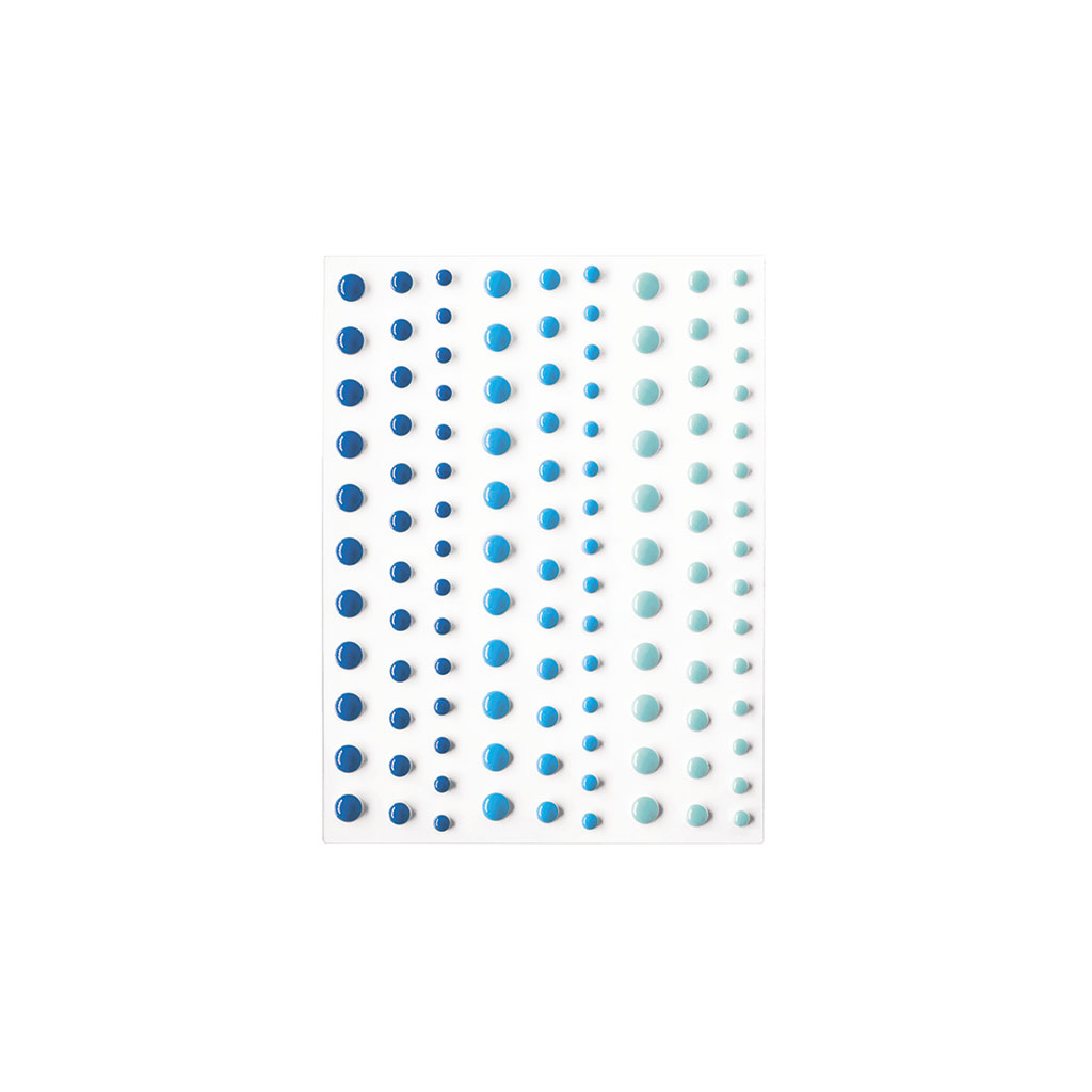 Hero Hues Enamel Dots Blues