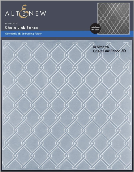 Chain Linked Fence Embossing Folder
