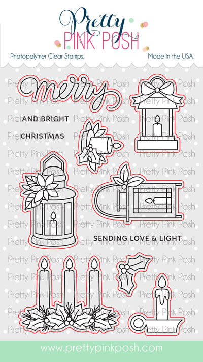 Christmas Candles Stamp Set