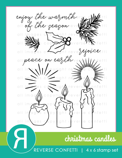 Christmas Candles Stamp Set