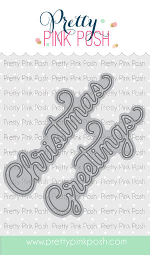 Christmas Greetings Script Dies