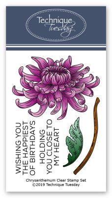 Chrysanthemum Flower Stamp Set
