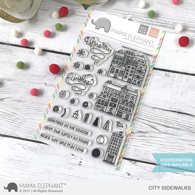 City Sidewalks Stamp Set