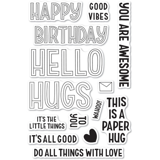 Marzipan Greetings Stamp Set