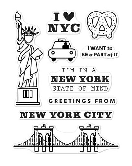 Kelly's New York Stamp Set