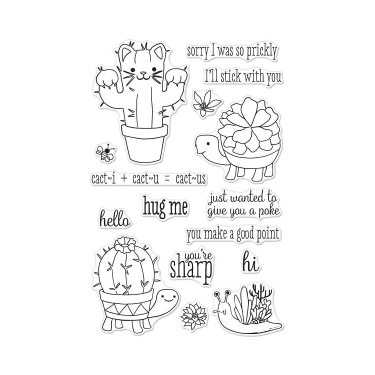 Cactus Animals Stamp Set