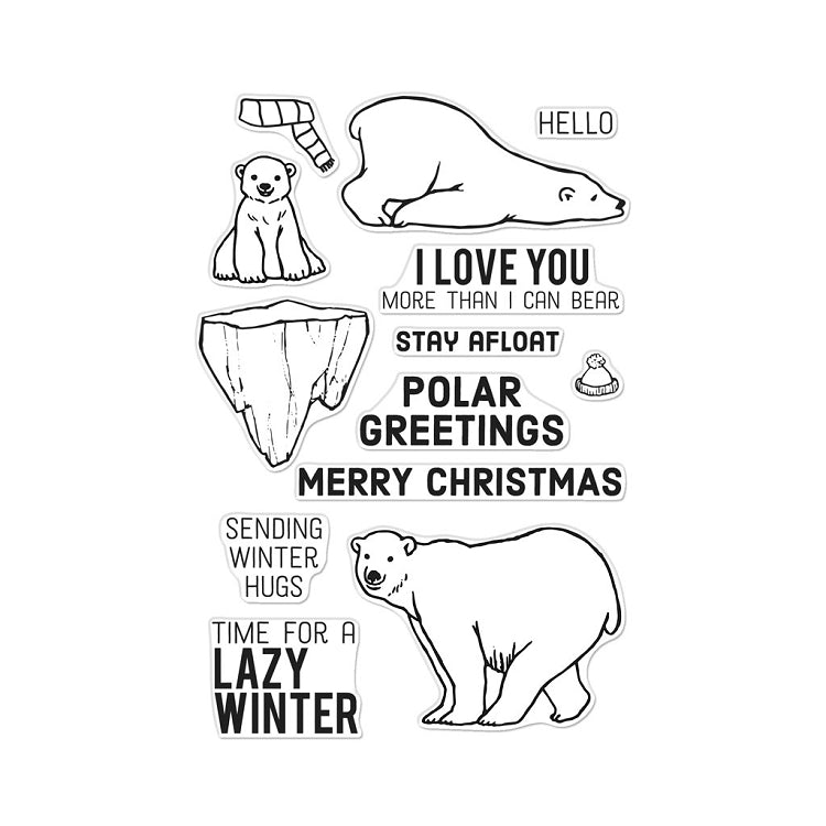 Polar Greetings Stamp Set